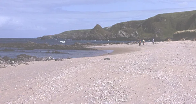 Sunnyside Beach near Cullen on the Aberdeenshire coast.