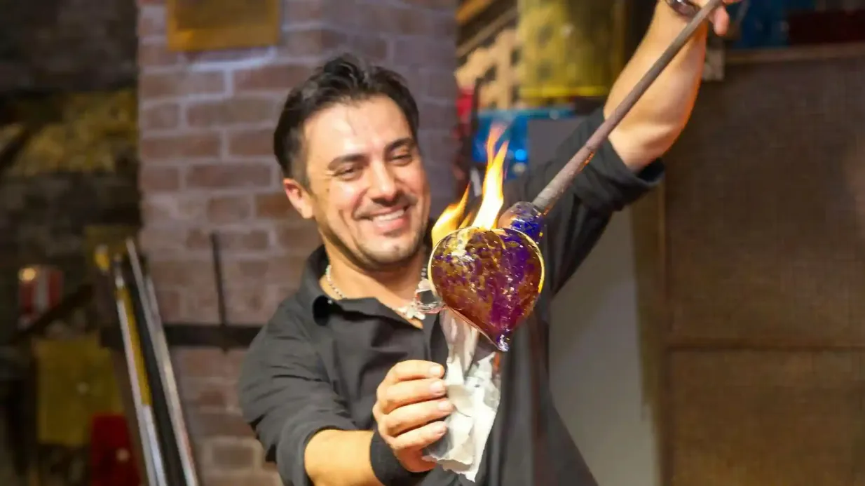Murano: Glass Blowing Demo at the Glass Cathedral