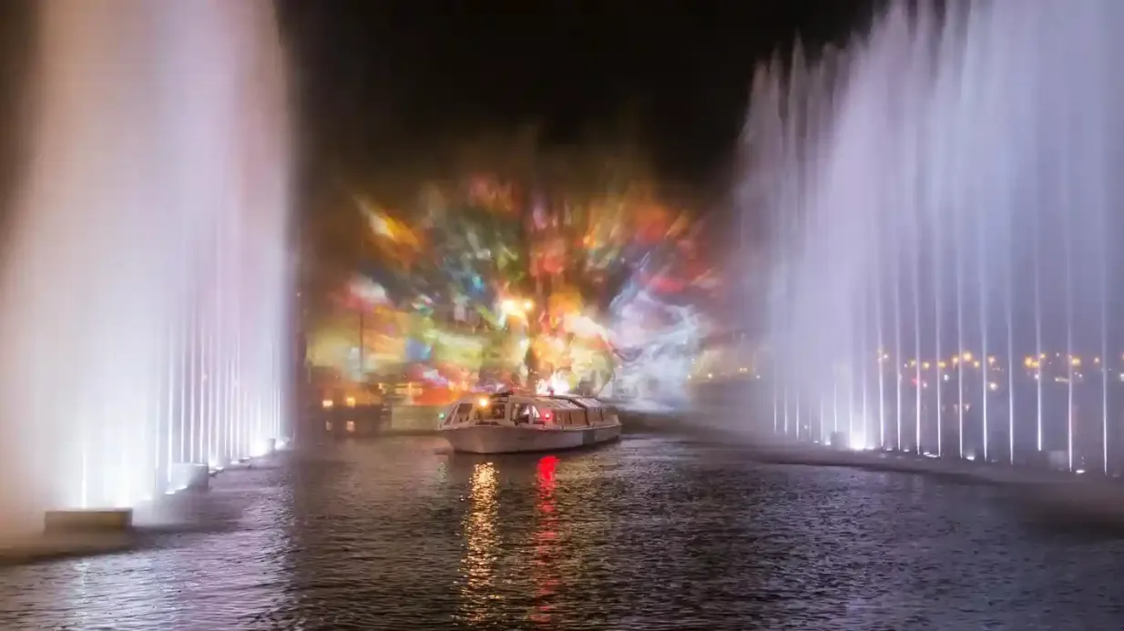 Festival das Luzes de Amesterdão: Passeio de barco coberto