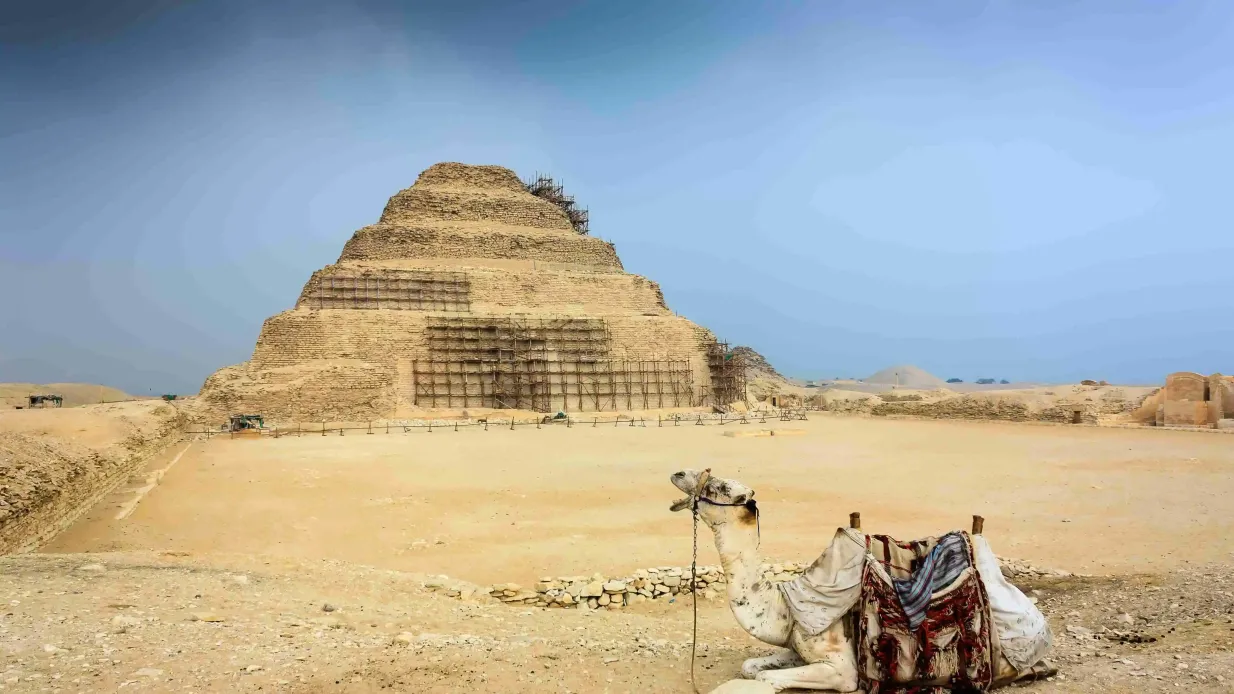 Necrópolis de Saqqara: Entrada