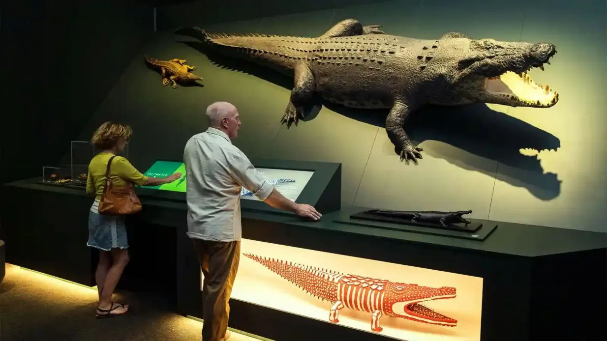 Musée du Queensland Kurilpa : Croc ! Des géants perdus aux légendes vivantes Entrée de l'exposition Fournie par QTIX