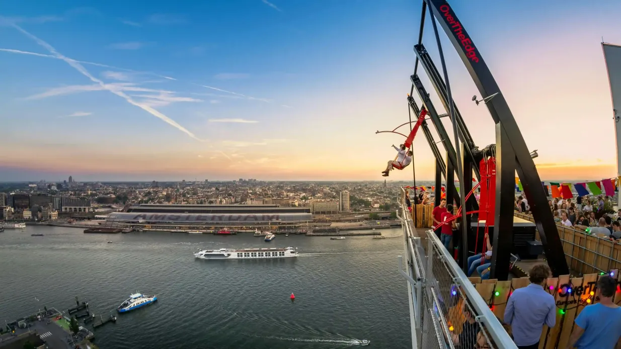 A'DAM Lookout: Entry Ticket + Lunch or Dinner at Madam Amsterdam Provided by A’dam Lookout (Canal Company)