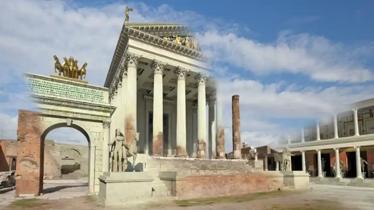 Pompeya: Entrada + Recorrido en 3D por una ciudad antigua con gafas de RA