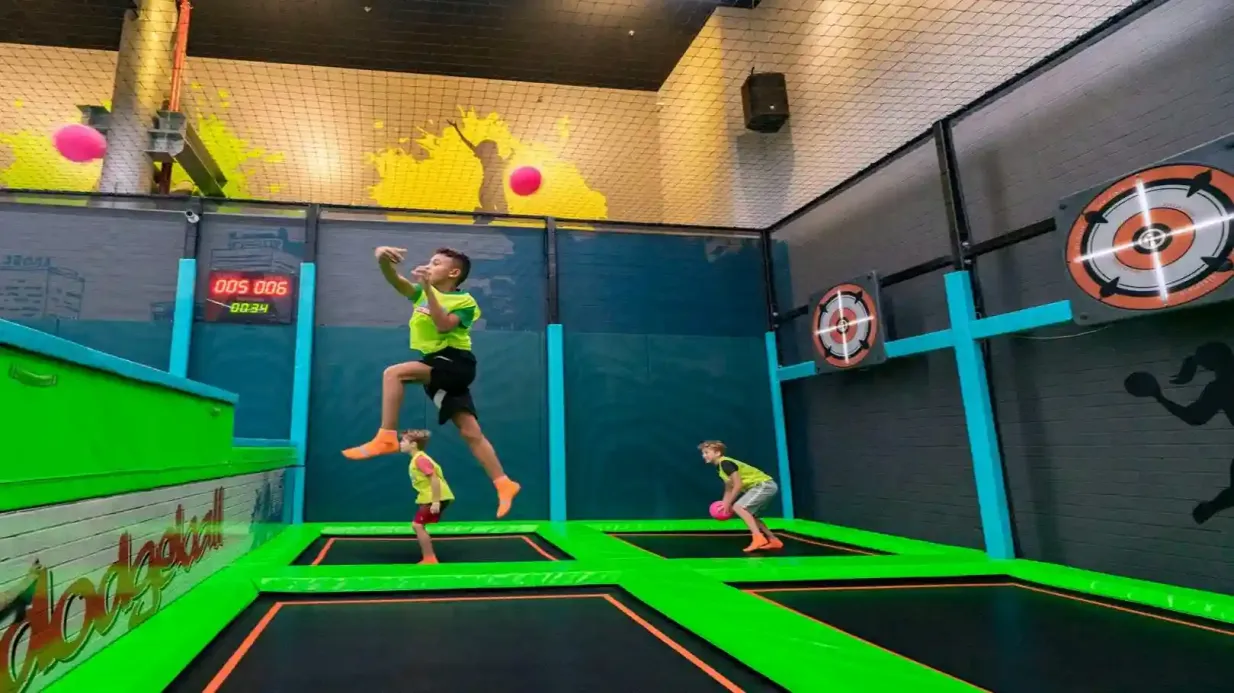 Trampo Extreme no Dubai Mall