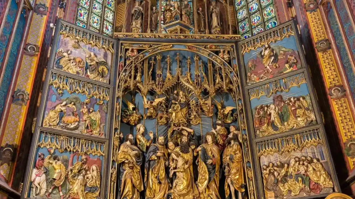 Città Vecchia e Basilica di Santa Maria Cracovia: Biglietto d'ingresso + Visita guidata Fornito da All Poland Sp. z o.o.