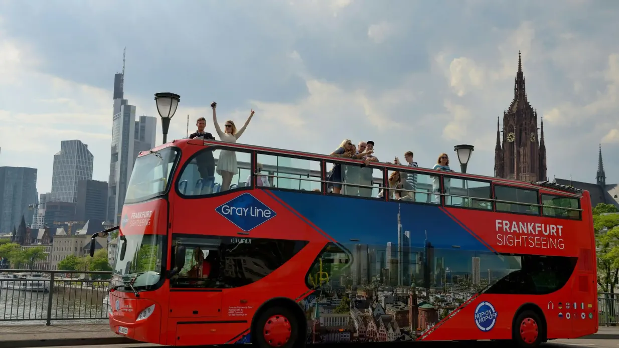 Hop-on Hop-off Bus Frankfurt: Skyline Spezial Bereitgestellt von Frankfurt Sightseeing GmbH