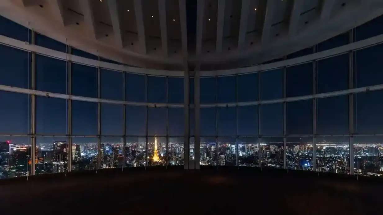 Vista da cidade de Tóquio: Bilhete de entrada para o terraço de observação