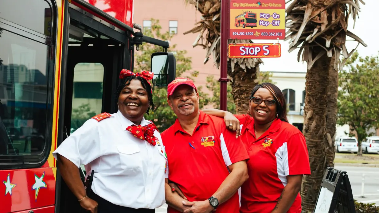 City Sightseeing Nueva Orleans: 3 Días en Autobús Hop-on Hop-off + 2 Visitas a Pie