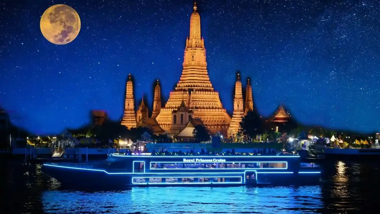 Bangkok: Royal Princess Bootstour am Asiatique The Riverfront Pier