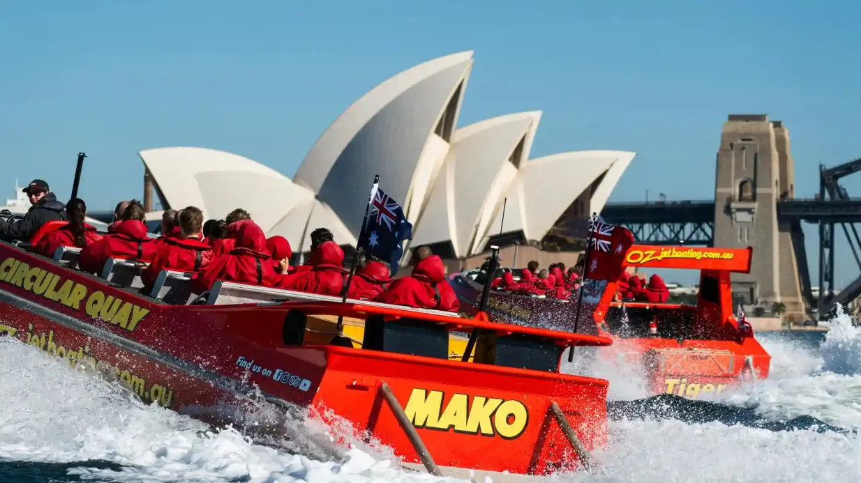 Sydney Harbour: Oz Jet Boating Thrill Ride Provided by Sydney Harbour Boating Services Pty Ltd