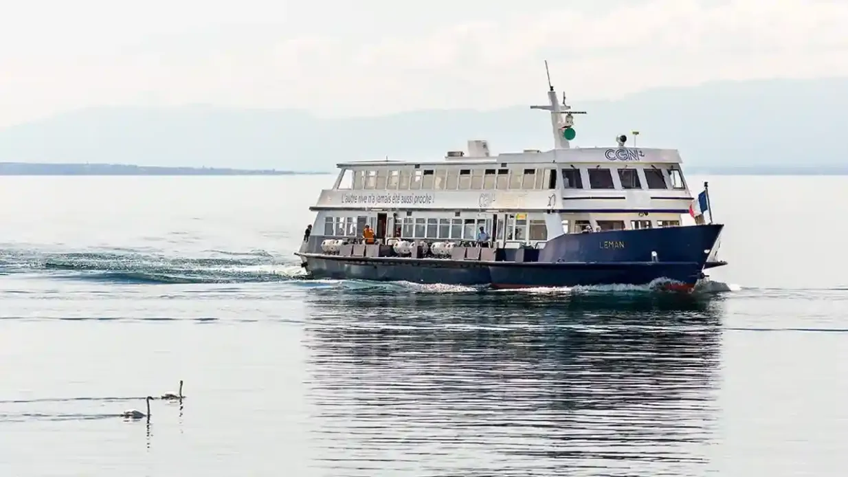 Lausanne to Évian Ferry Provided by CGN SA