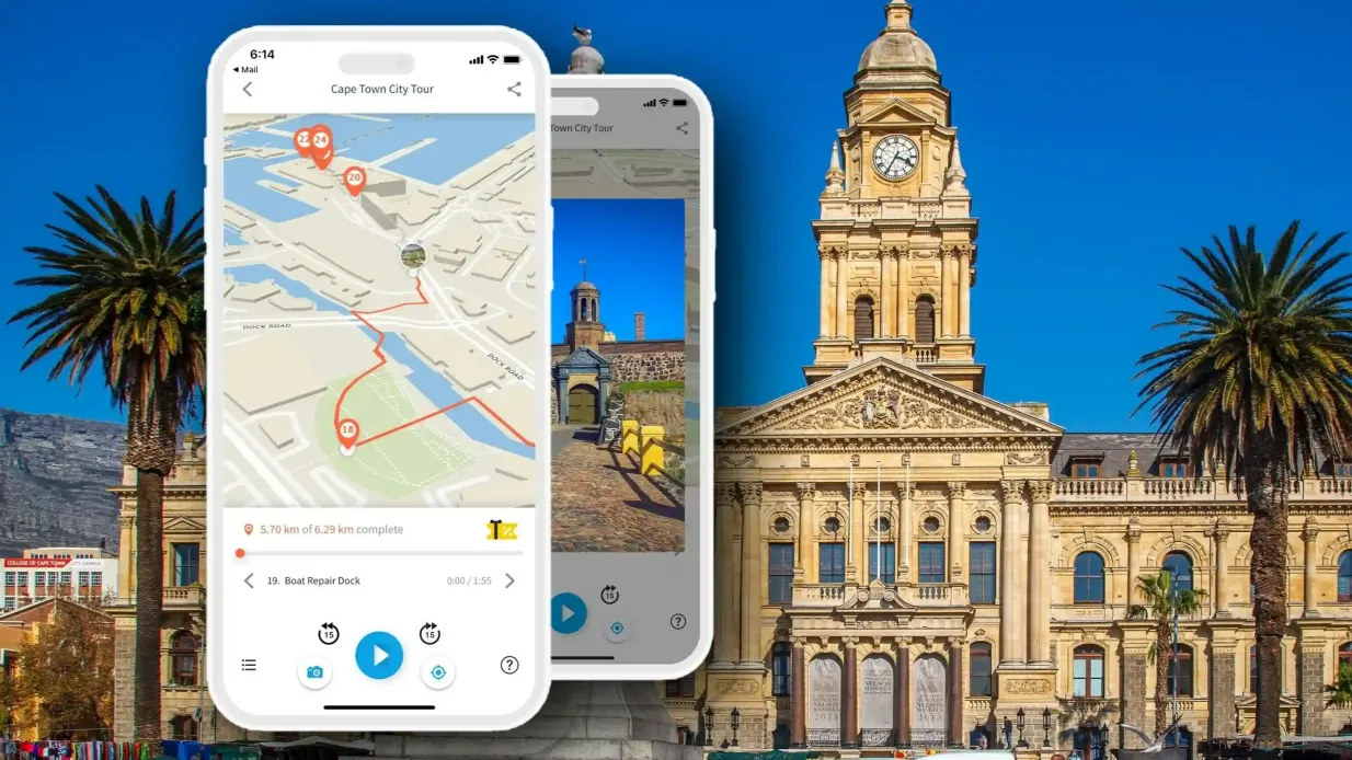 Cidade do Cabo: App de audioguia por TouringBee