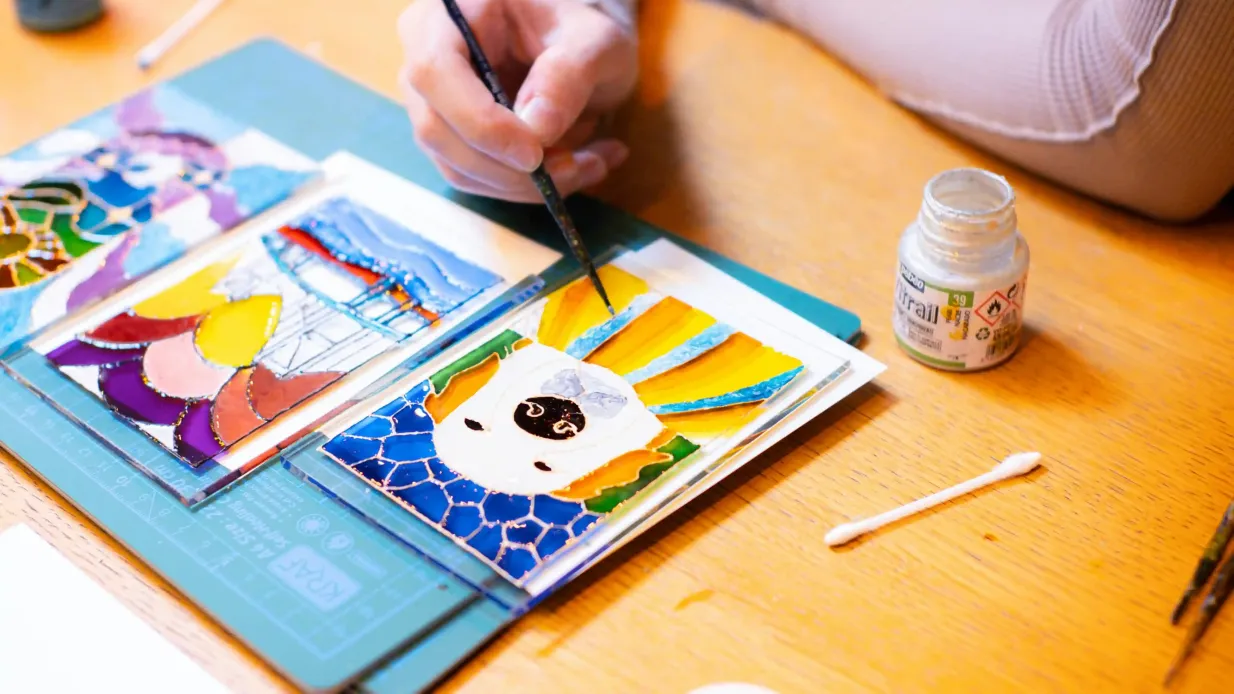Istanbul : Atelier de peinture sur vitrail + thé et café turcs à volonté