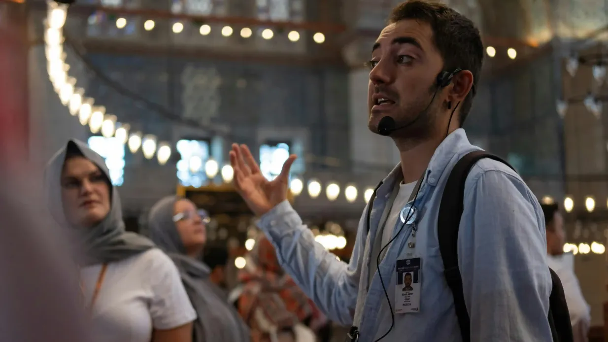 Blaue Moschee & Hagia Sophia: Eintrittskarte + geführte Tour Bereitgestellt von Walks In Europe