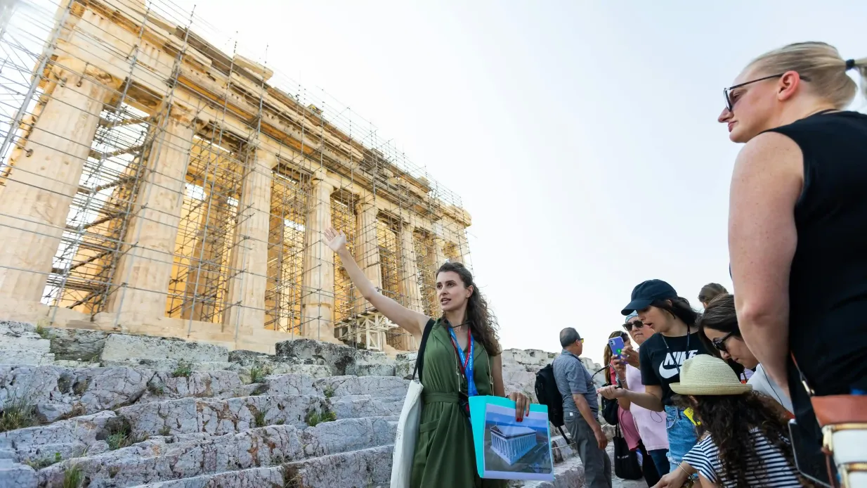 Acrópolis de Atenas y Museo de la Acrópolis: Tour guiado a pie