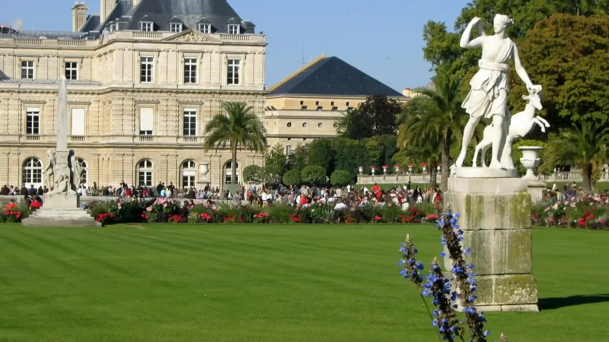 Spaziergang durch den Luxemburger Garten