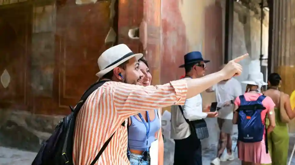 Pompeii: Entry Ticket with Audio Guide + Roundtrip from Salerno by Train