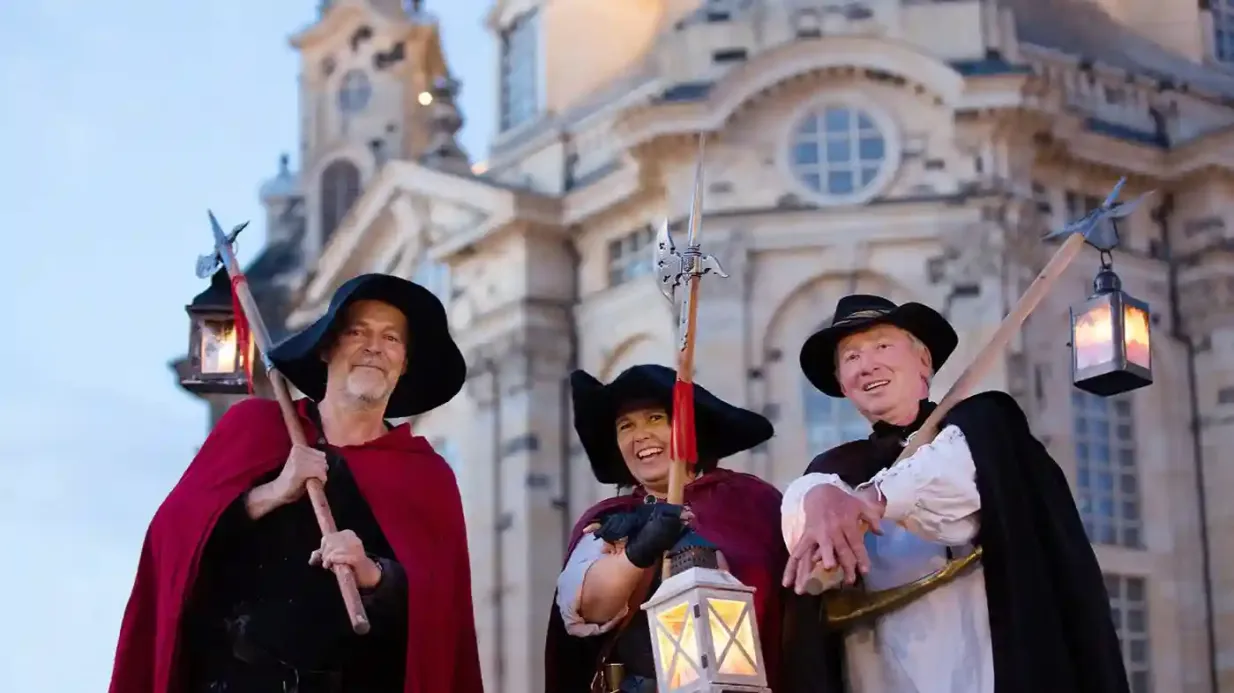 Dresden by Lantern Light: Walking Tour with Mysterious Night Watchman Provided by Dresden Information GmbH