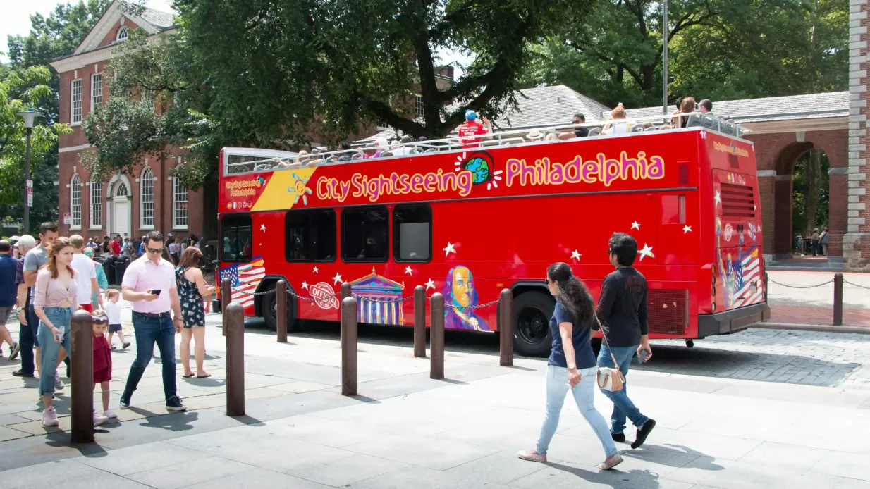 Autobus Philadelphia Hop-on Hop-off Fornito da City Sightseeing Worldwide