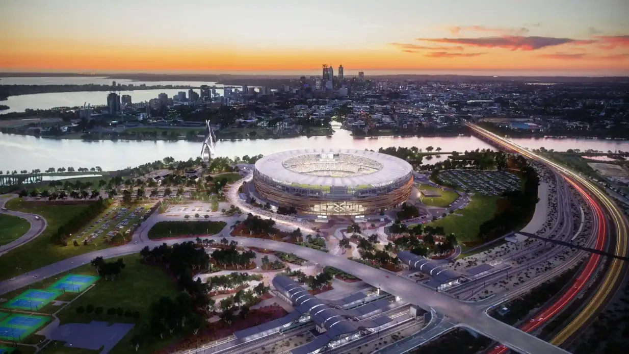 Optus Stadium Tour Provided by Venues Live Management Services (WA) PTY Ltd