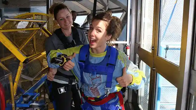 SkyJump da Torre Stratosphere