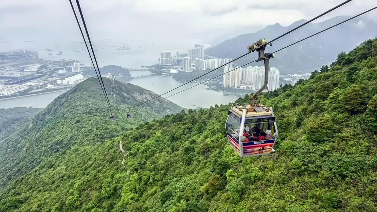 Ngong Ping Cable Car Roundtrip: One-way Standard + One-way Crystal Plus Cabin Provided by Ngong Ping 360 Limited