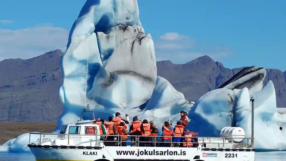 Gletscherlagune Jökulsárlón: Hin- und Rückfahrt von Reykjavik
