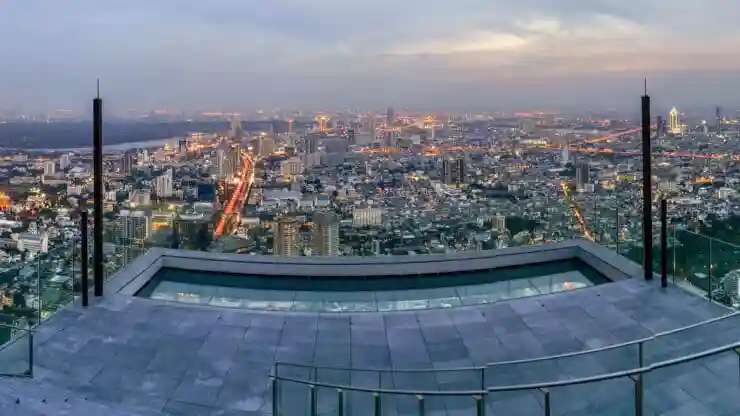 Ponte di osservazione del Mahanakhon Skywalk: Biglietto d'ingresso al tramonto