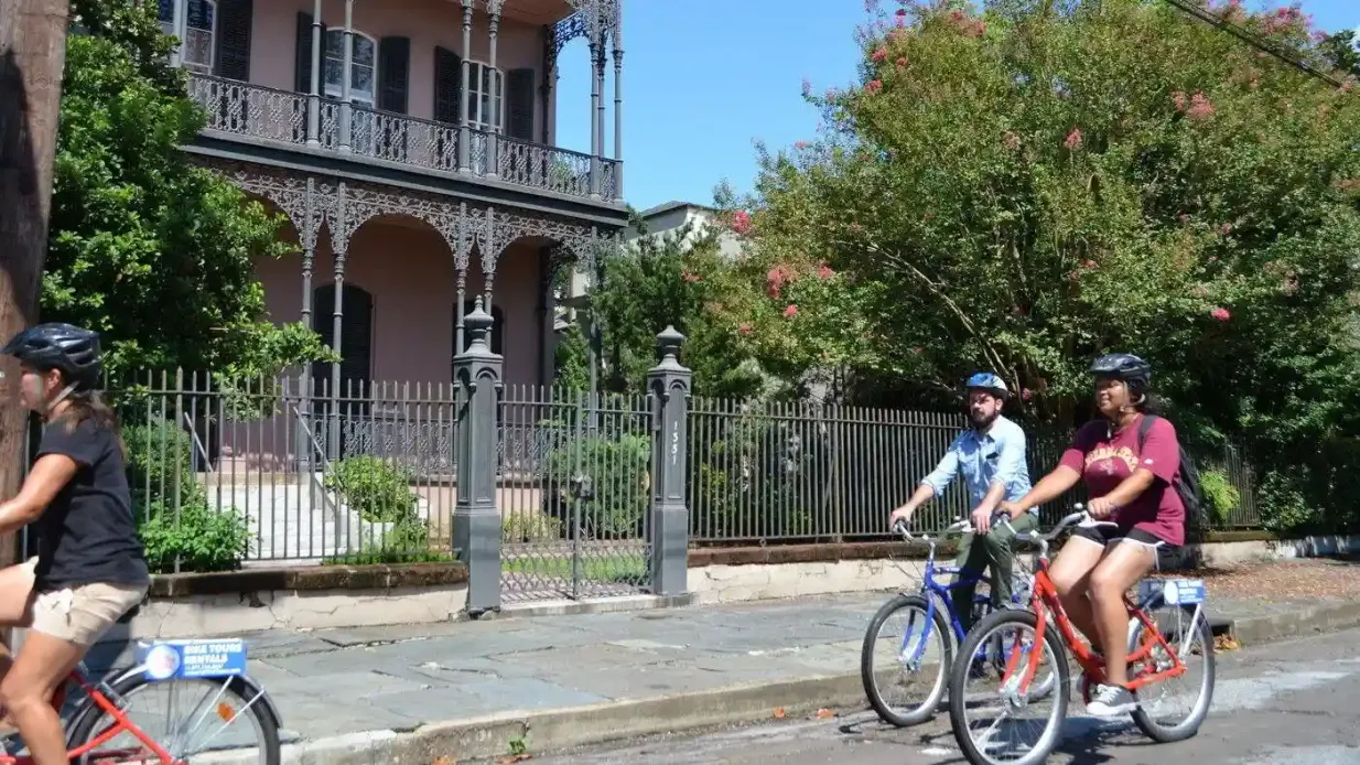 Cidade de Nova Orleães: Passeio de bicicleta