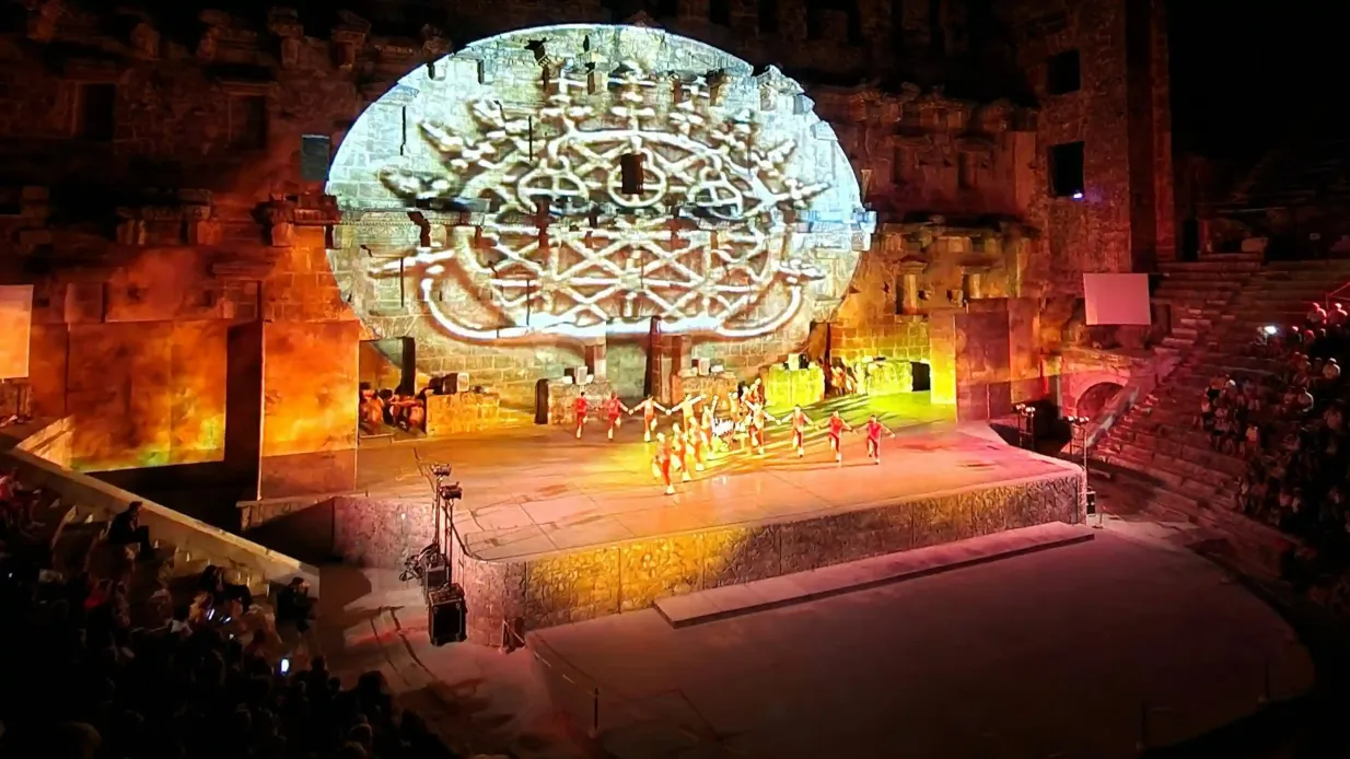 Teatro Aspendos: Spettacolo di danza "Fuoco dell'Anatolia" Biglietto d'ingresso