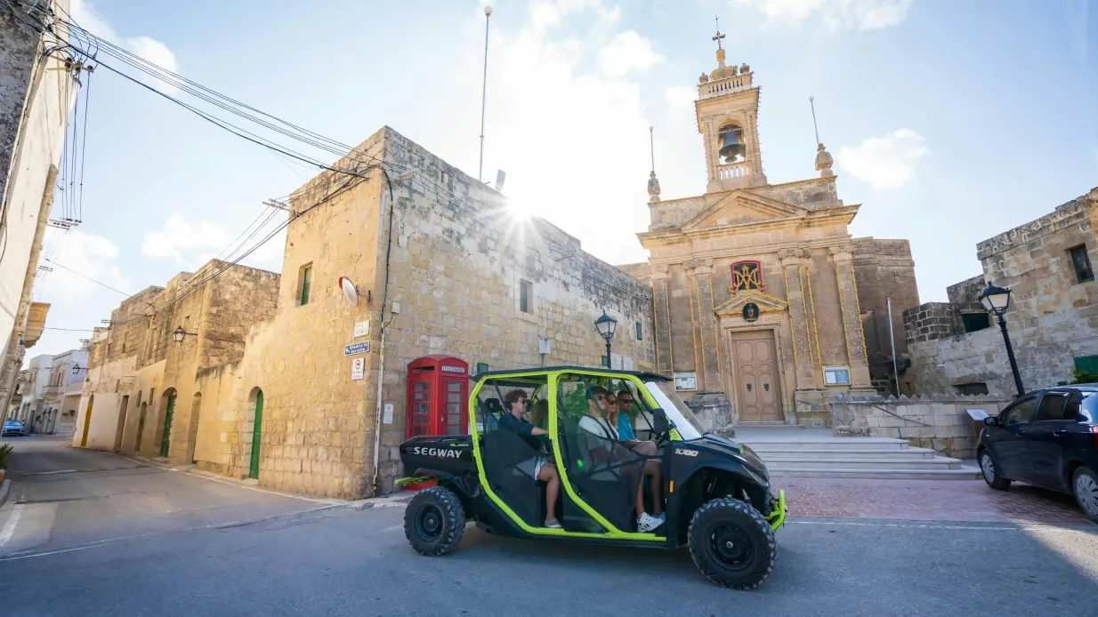 Gozo & Comino: Guided UTV Tour with Transfers, Boat Ride + Lunch Provided by Cominology Ltd