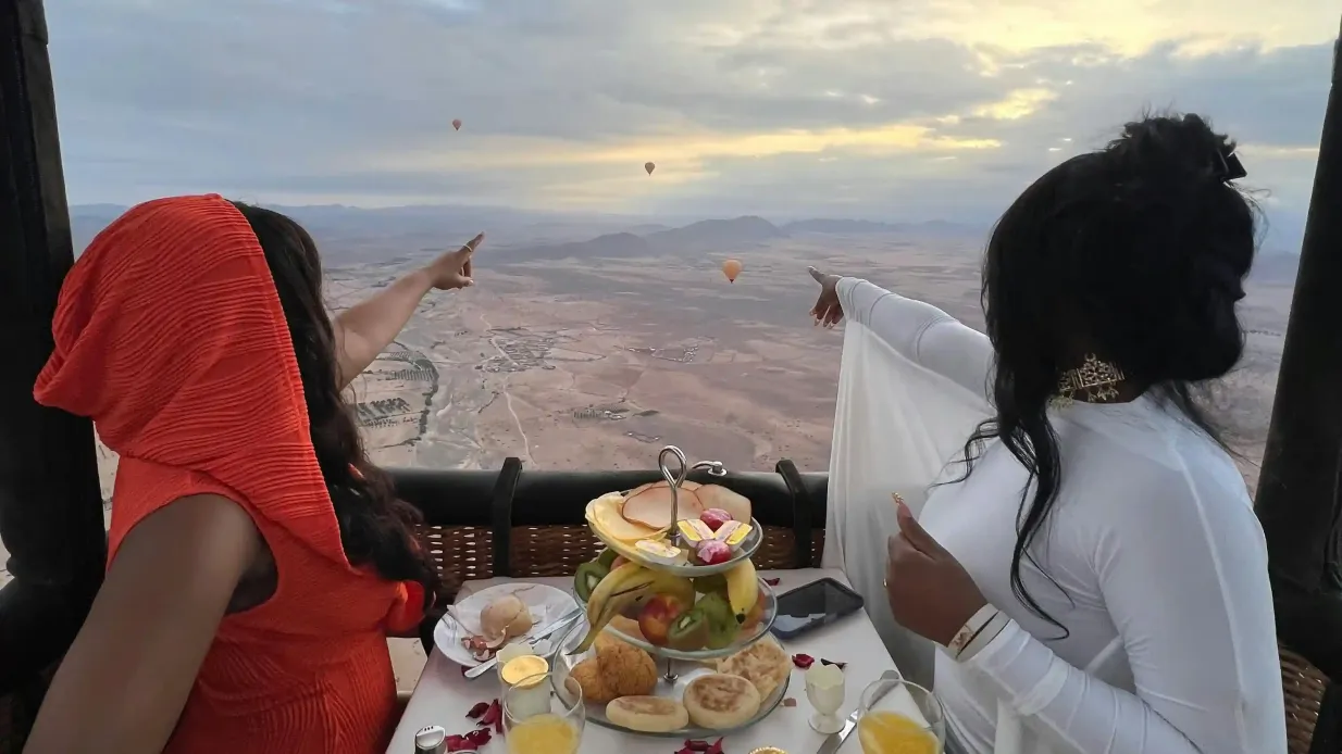 Marrakech: Paseo en Globo Aéreo al Amanecer + Traslados + Desayuno Operado por Enjoy Travel Morocco