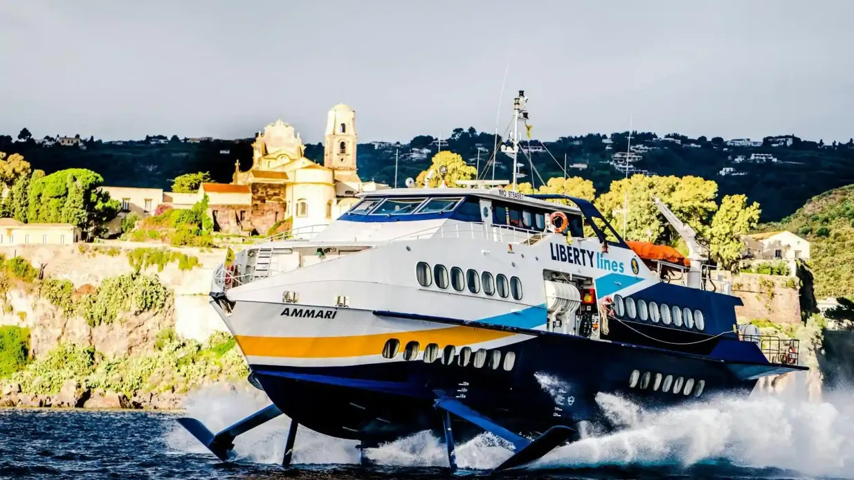 Islas Eolias: Ferry de ida de Filicudi a Milazzo