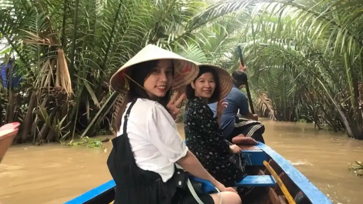 Delta du Mékong : Visite guidée d'une journée depuis Ho Chi Minh Ville + Promenade en bateau + Déjeuner