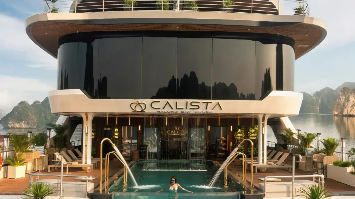 Bahía de Ha Long: 2D1N Crucero en barco Calista de 5 estrellas + Sung Sot y Ti Top + Traslado opcional Operado por SST TRAVEL