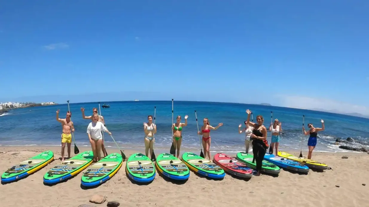 Playa Blanca : Cours de paddle board + plongée en apnée + transferts Fournie par Sup Tours Lanzarote Experience