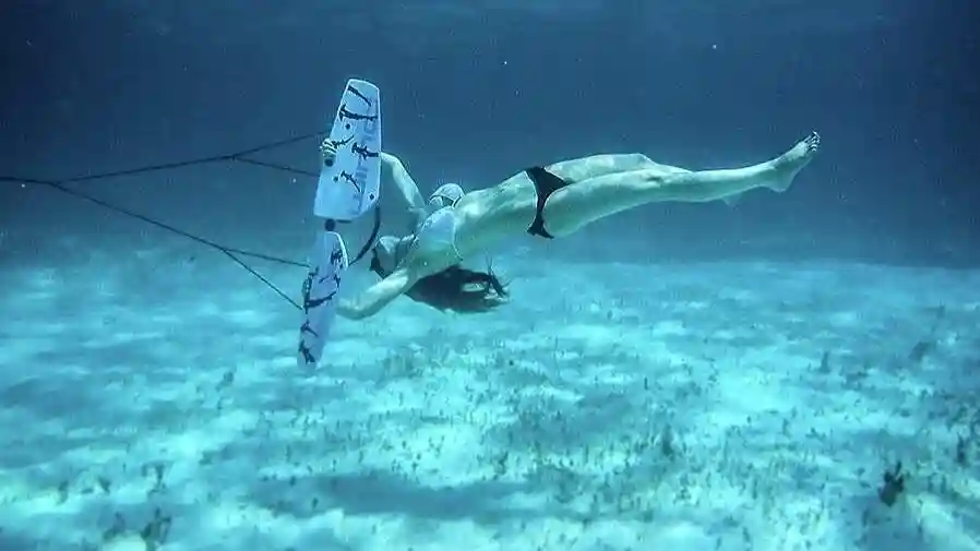 Hurghada: Guided Subwing & Water Ski Adventure + Private Transfer