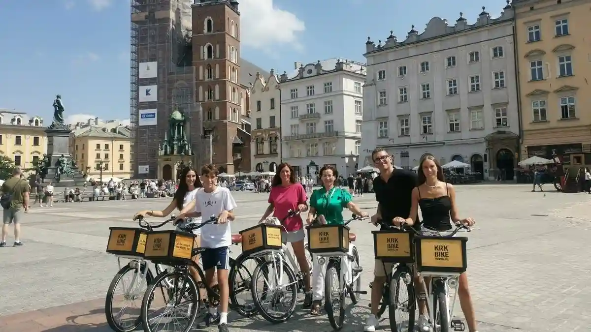 Cracovia: Visita guiada en bicicleta por el casco antiguo