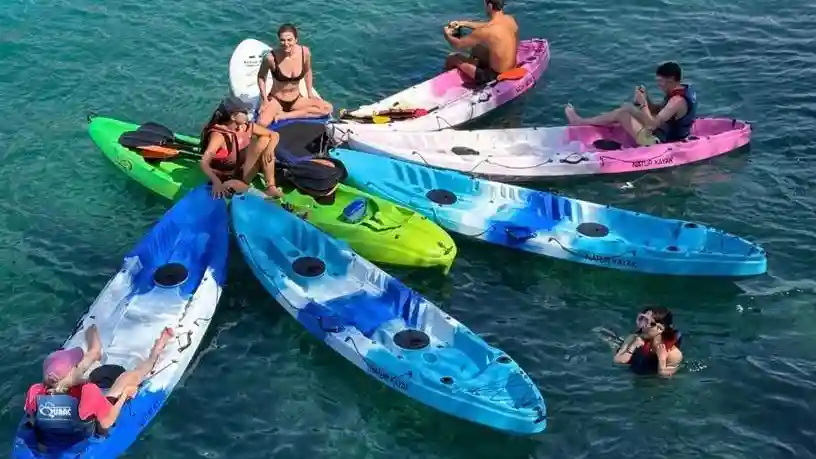 Cala Santanyí: Geführte Kajak Tour + Schnorcheln Bereitgestellt von naturkayak. mallorca