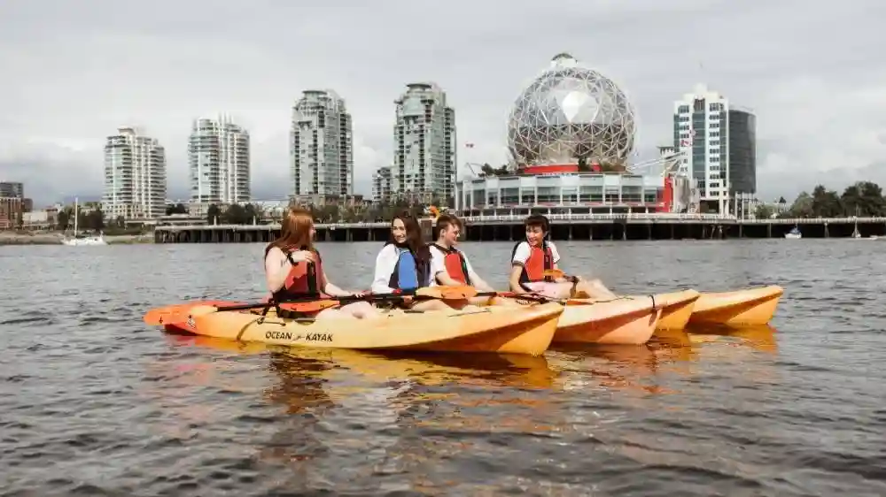 Vancouver: 3-stündige geführte Kajak Sightseeing Tour + Kaffee am Strand Bereitgestellt von Vancouver Water Adventures