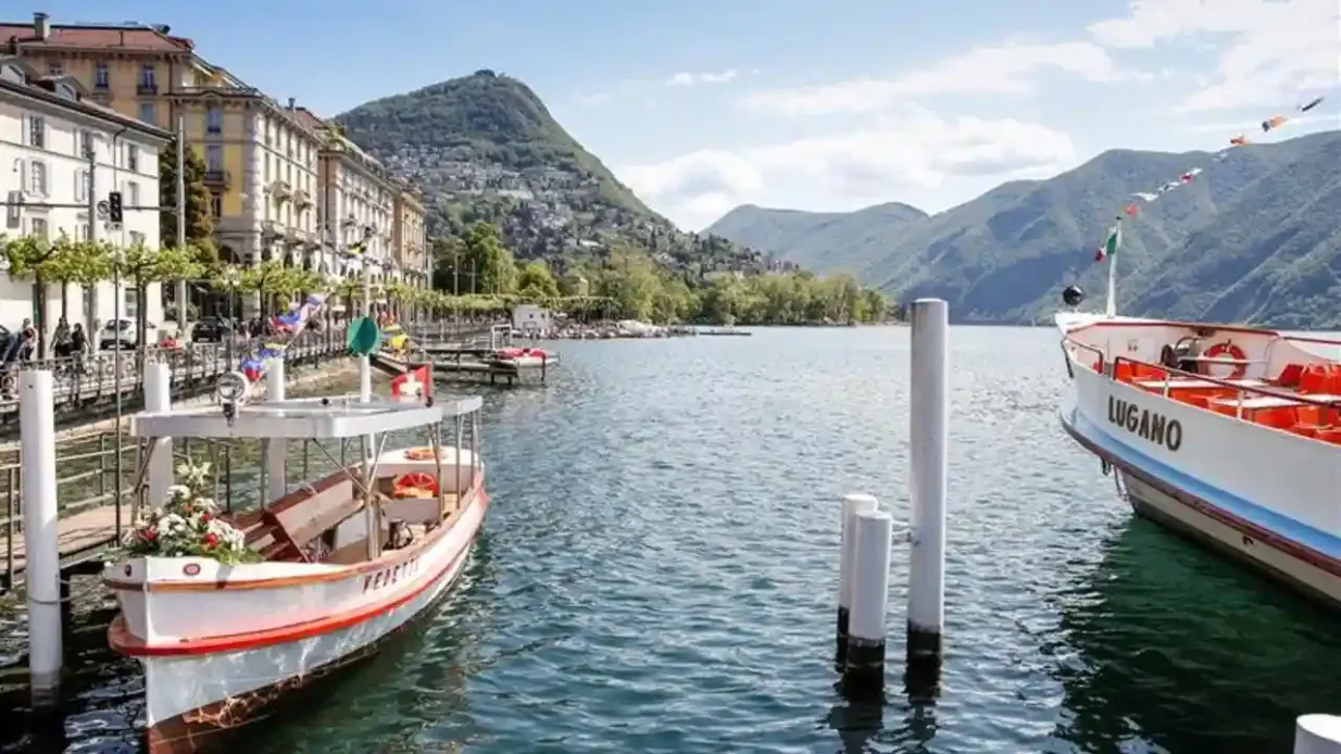 Varenna, Bellagio y Lugano: Visita guiada desde Milán + Paseo en barco por el Lago Como Operado por Frigerio