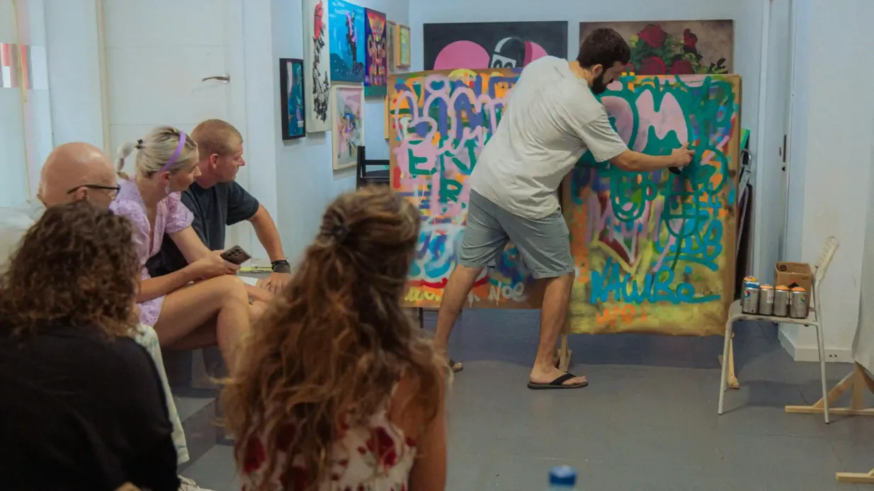 Valência: Workshop de Graffiti e visita guiada de arte urbana