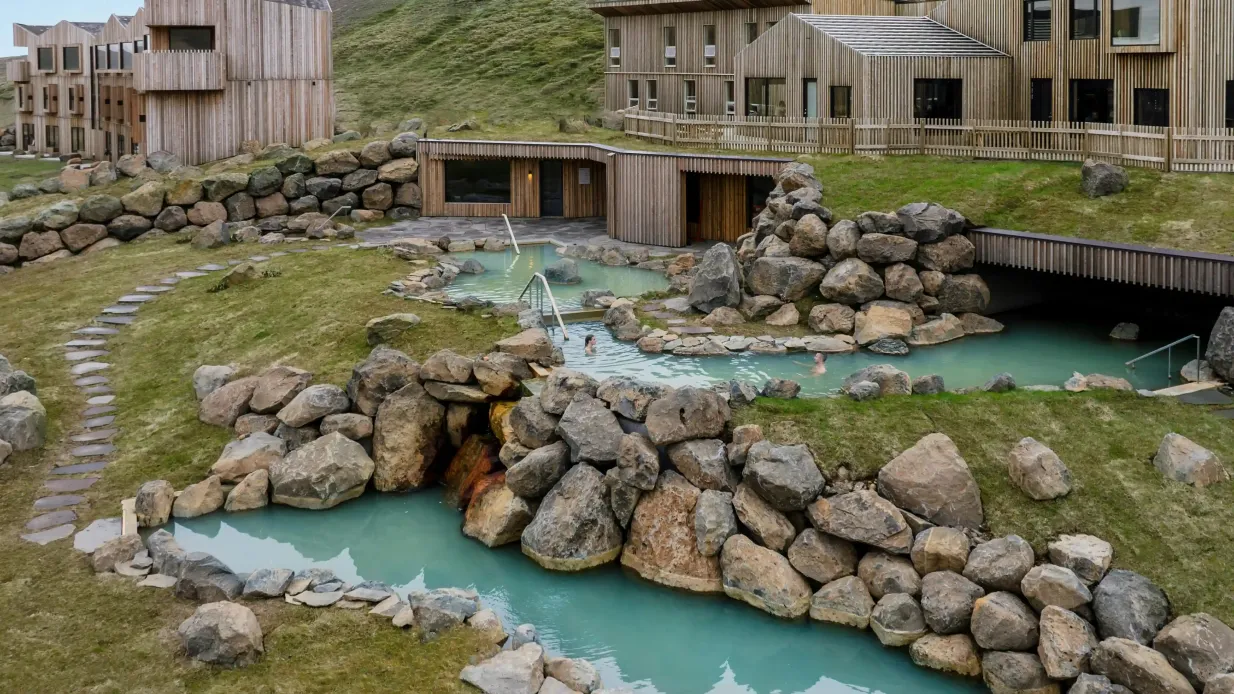 Island: Eintrittskarte für die Hochlandbäder