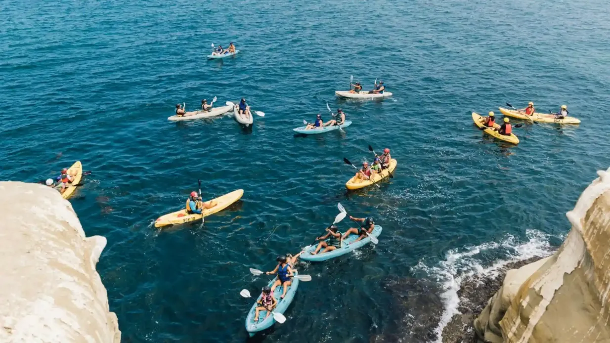 La Jolla San Diego: Geführte Kajaktour für zwei Personen