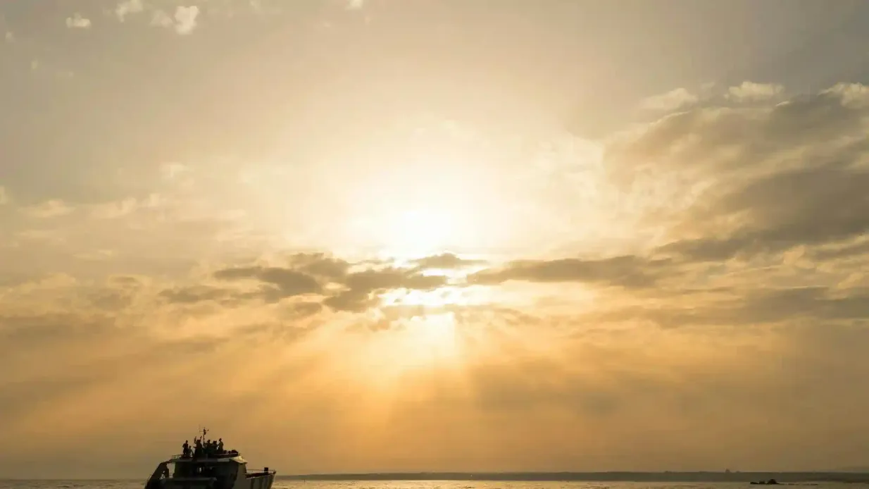 Benagil: Tour guidato in barca al tramonto