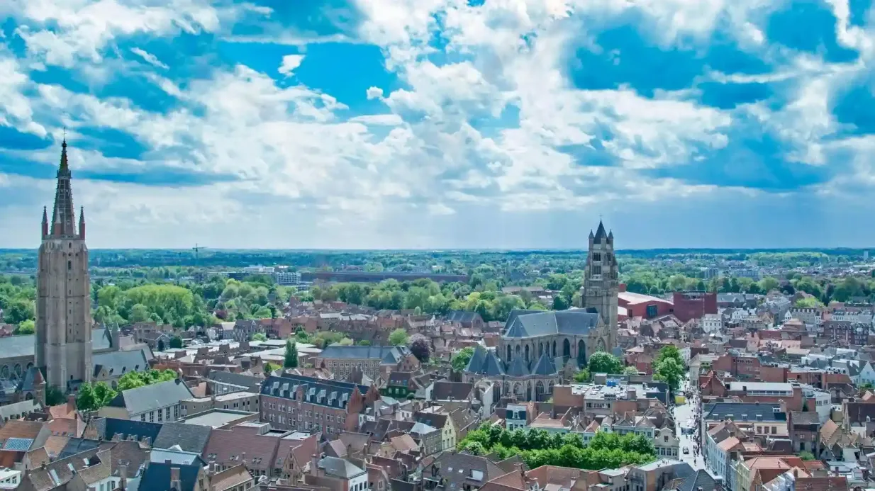 Brügge: Walking Tour mit AI Guide auf Ihrem Handy