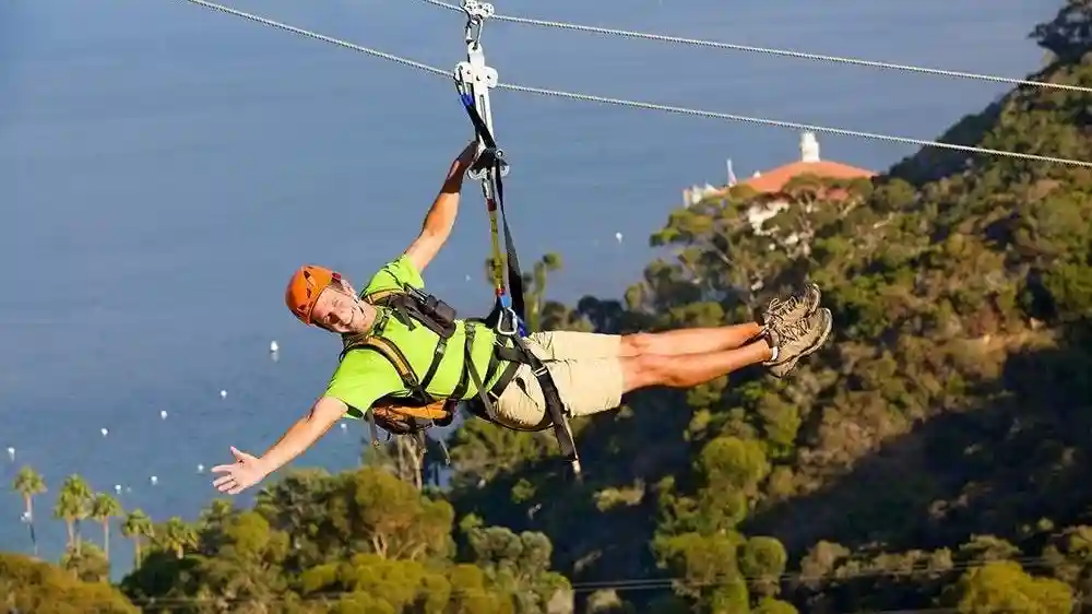 Ilha Catalina: Excursão de um dia com o Zipline Eco Tour Organizado por Extreme Tours - Karmel Shuttle