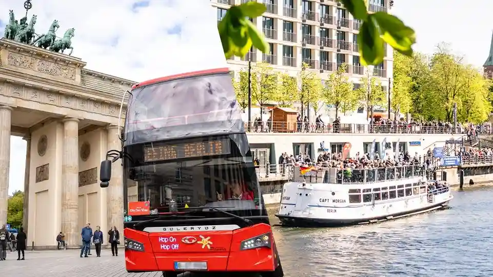 Berlin: 24-Hr Hop-on Hop-off Bus Tour + Boat Cruise + Audio Guide