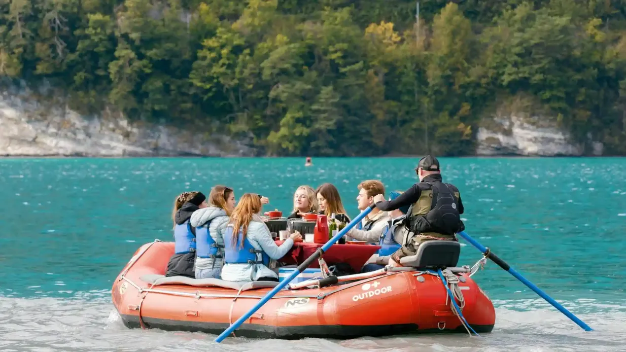 Interlaken: Chocolate Fondue Guided Float Provided by Outdoor Interlaken AG
