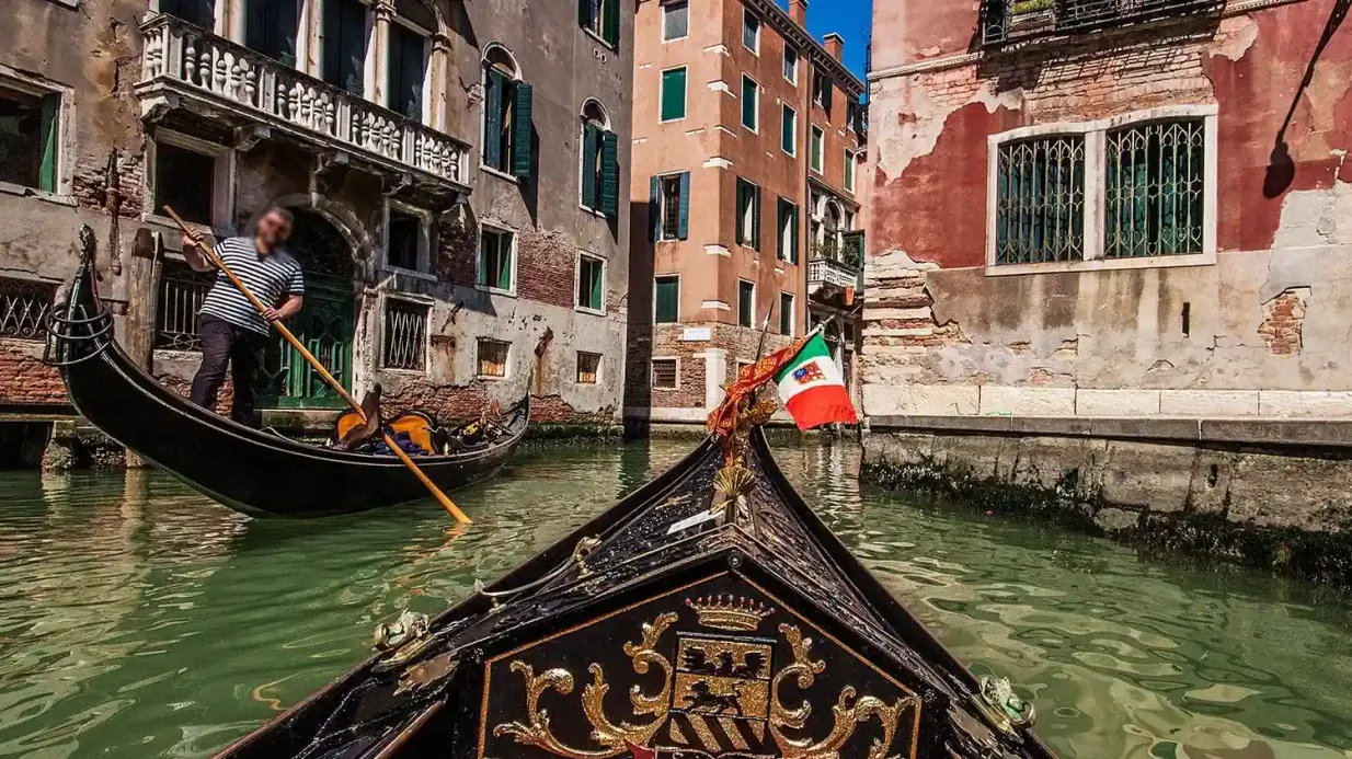 Venise : Promenade en gondole partagée